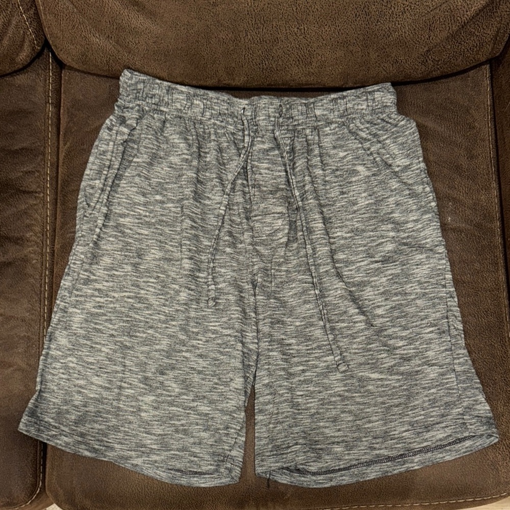 Croft & Barrow Gray Athletic Shorts Elastic Waist